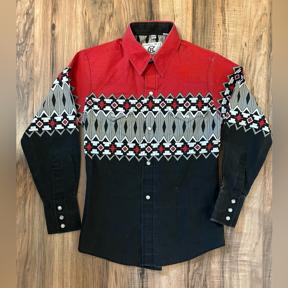 Vintage 90’s Pearl Snap Western Shirt